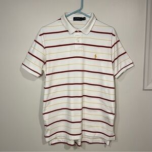 Polo by Ralph Lauren Men's White Striped Shirt size Large